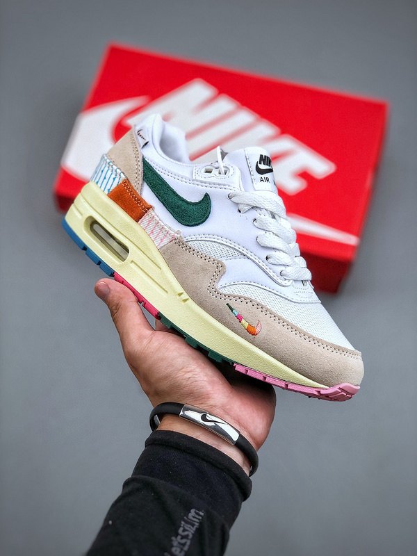 Nike Air Max 1 'Blanc Vert Crème' — vue 4