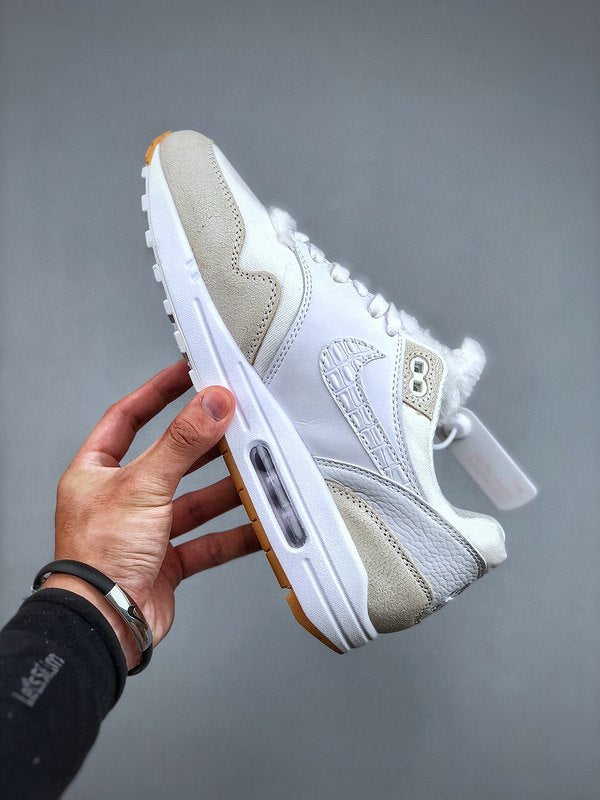 Nike Air Max 1 'Blanc Gris Rouge'
