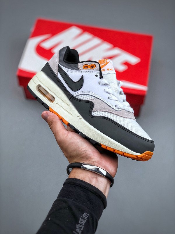 Nike Air Max 1 'Blanc Noir Orange Doux' — vue 4