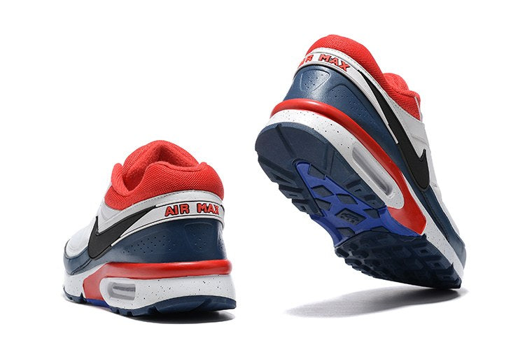 Nike Air Max BW 'Blanc Marine Rouge' — vue 2