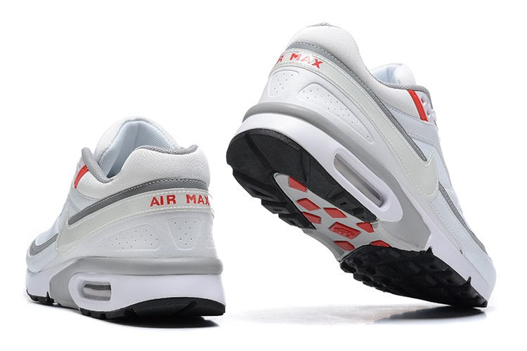 Nike Air Max BW 'Blanc Gris Rouge' — vue 2