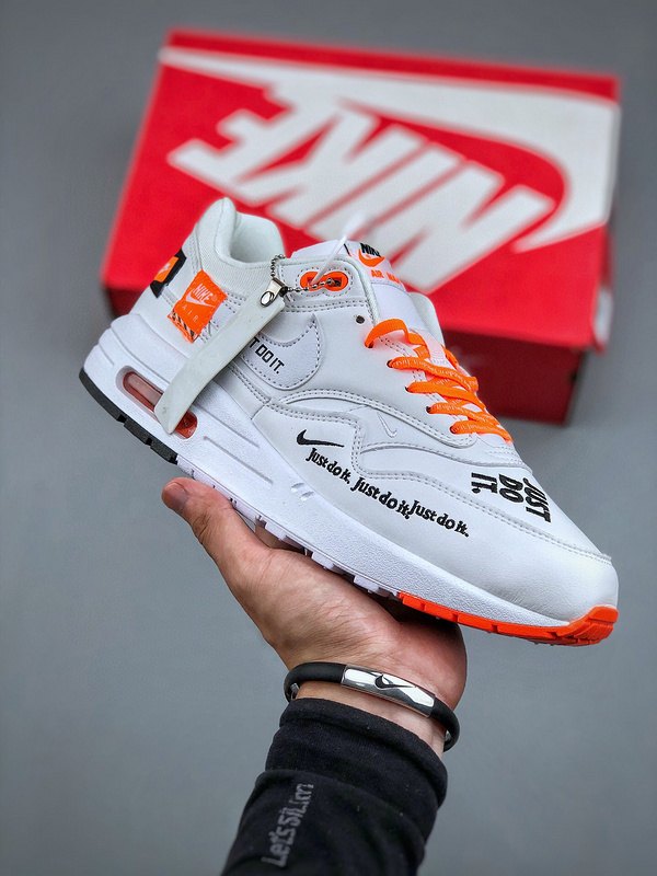 Nike Air Max 1 'Just Do It Blanc Orange' — vue 4