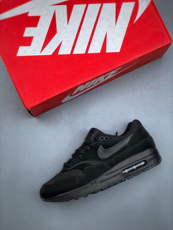 Nike Air Max 1 'Noir Total Daim' — vue 3