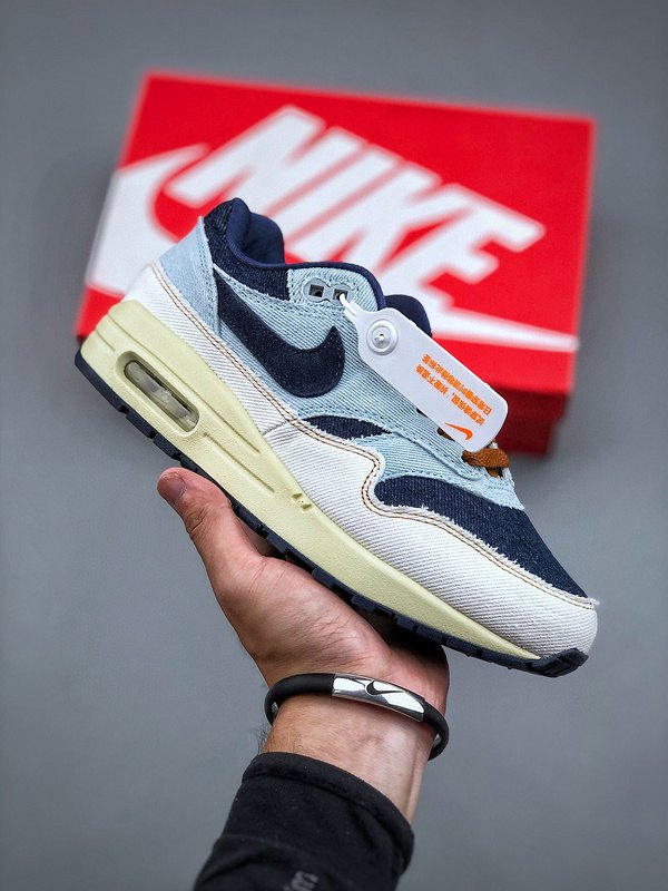 Nike Air Max 1 'Bleu Marine Crème' — vue 4