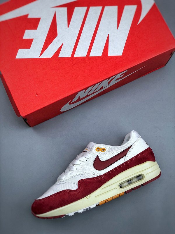 Nike Air Max 1 'Blanc Bordeaux Crème'