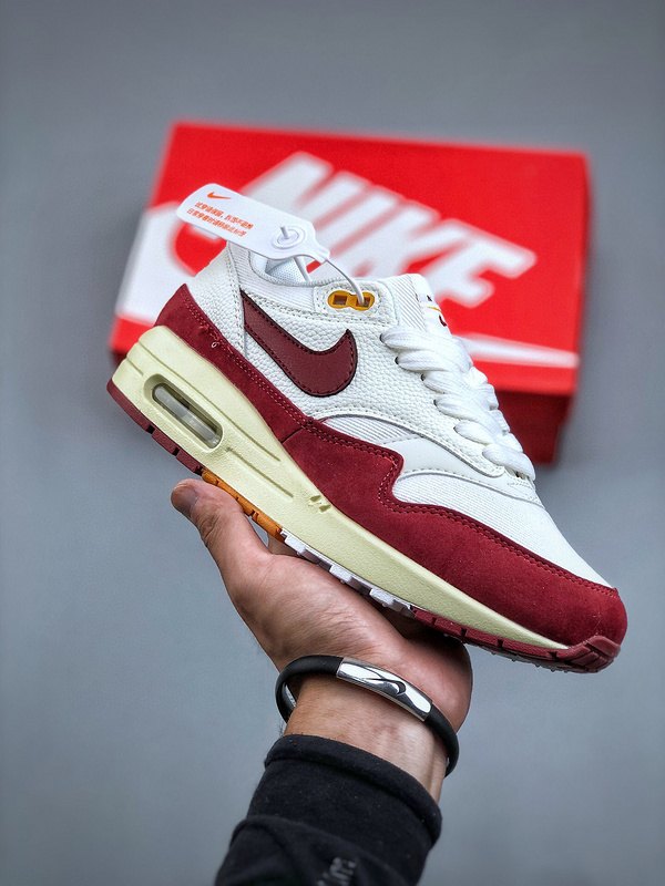 Nike Air Max 1 'Blanc Bordeaux Crème' — vue 5
