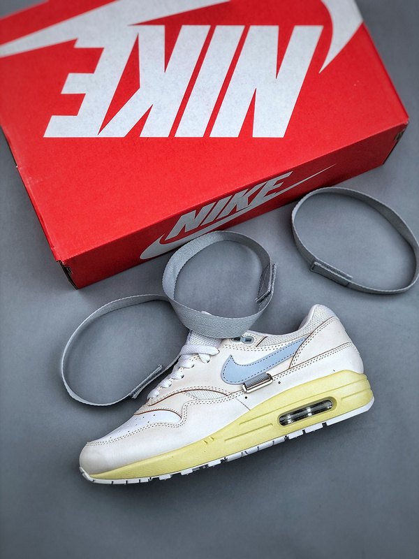Nike Air Max 1 'Blanc Bleu Glacier' — vue 3