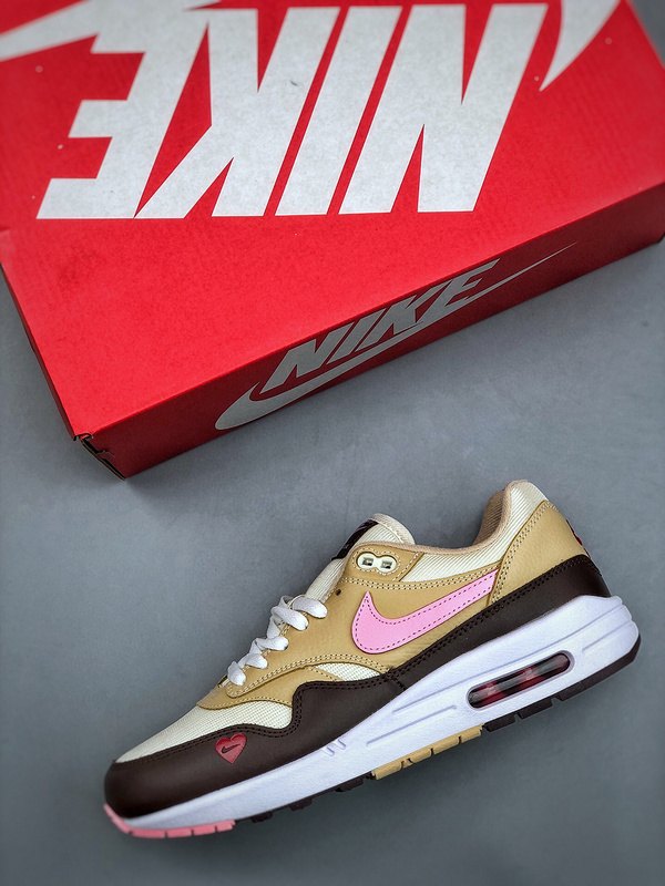 Nike Air Max 1 'Kaki Rose' — vue 3