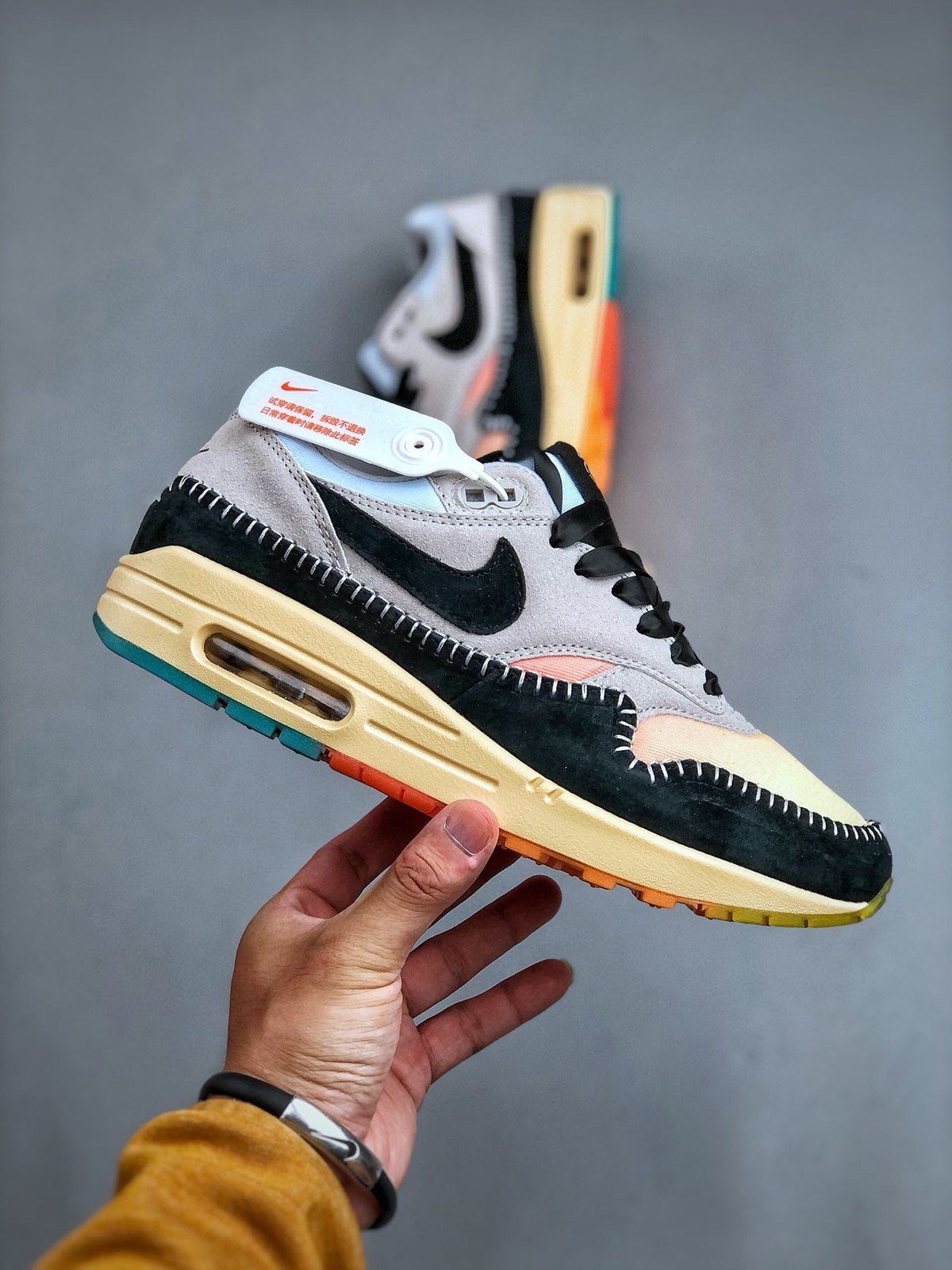 Nike Air Max 1 'Noir Beige Multicolore'