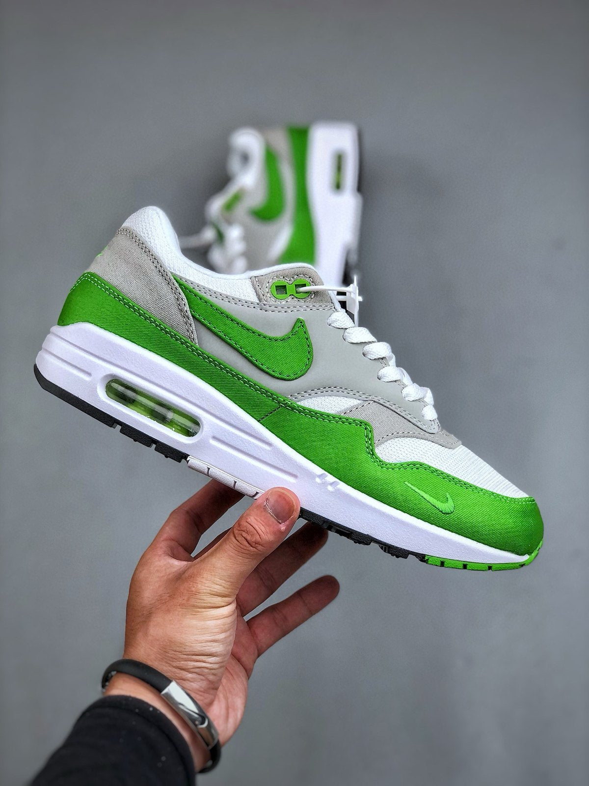 Nike Air Max 1 'Blanc Vert Chlorophylle'