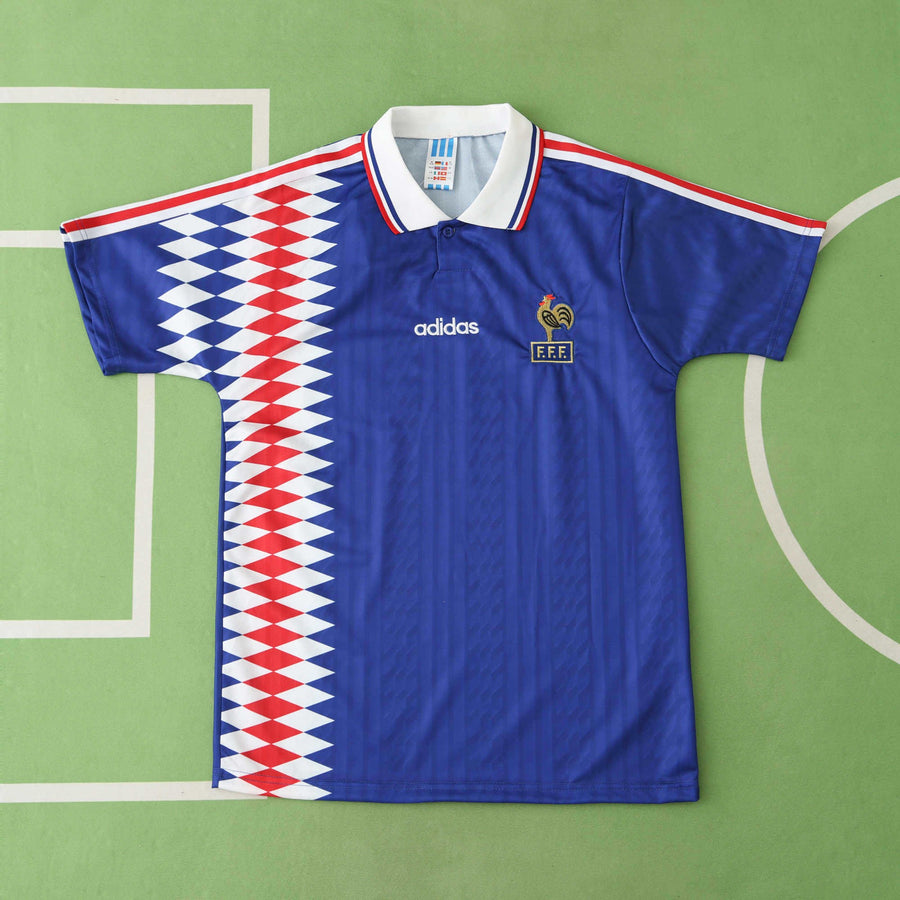 Maillot France 1994 Domicile Rétro — Pièce de Collection