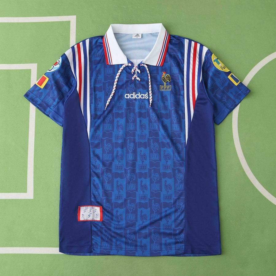 Maillot France 1996 Domicile Rétro — Édition Euro 96