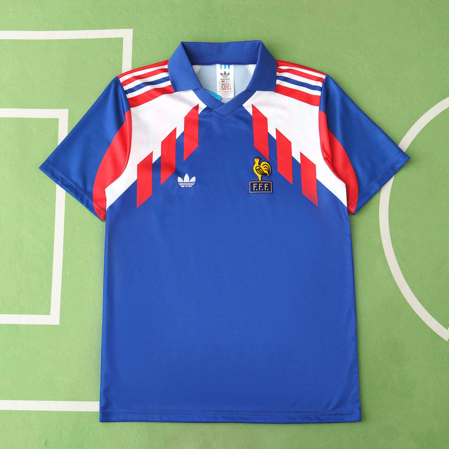 Maillot France 1990 Domicile Rétro — Pièce de Collection