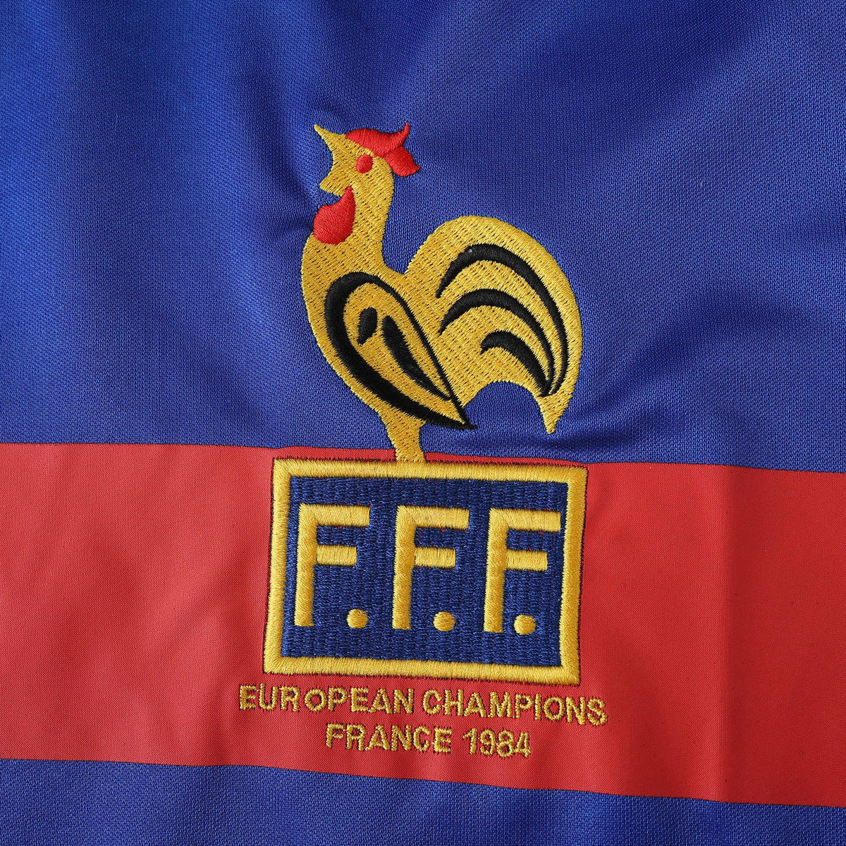 Maillot France 1984 Domicile Rétro — Édition Champions d'Europe — vue 4