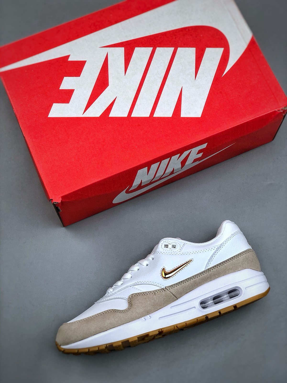 Nike Air Max 1 'Blanc Beige Gomme' — vue 3