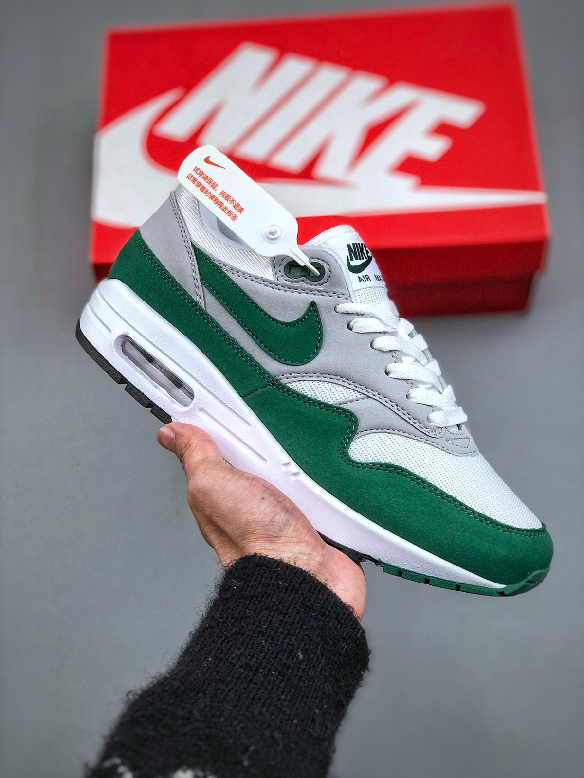 Nike Air Max 1 'Blanc Vert Forêt' — vue 2