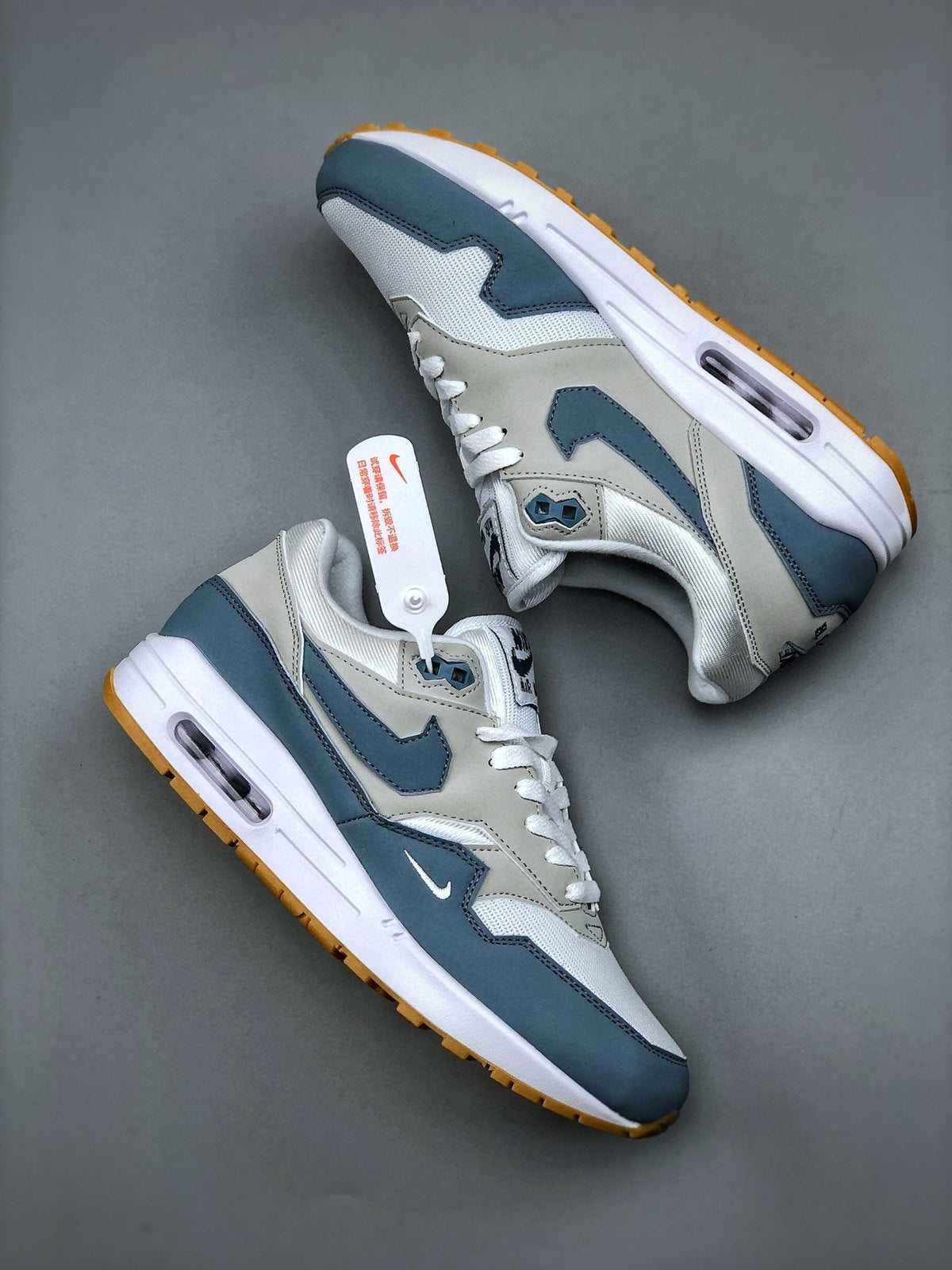 Nike Air Max 1 'Blanc Gris Bleu' — vue 4