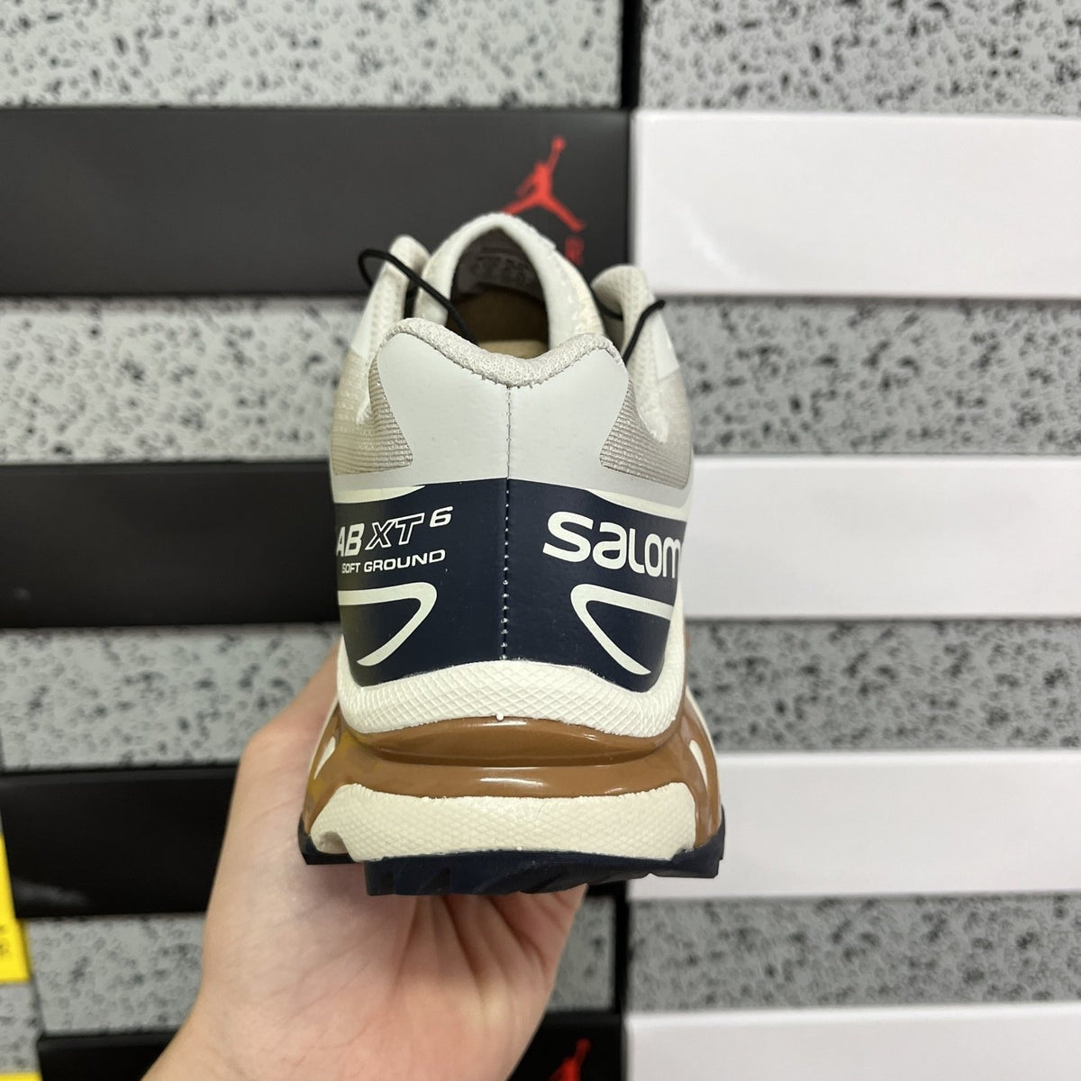 Sneakers XT-6 'White Navy' — vue 3
