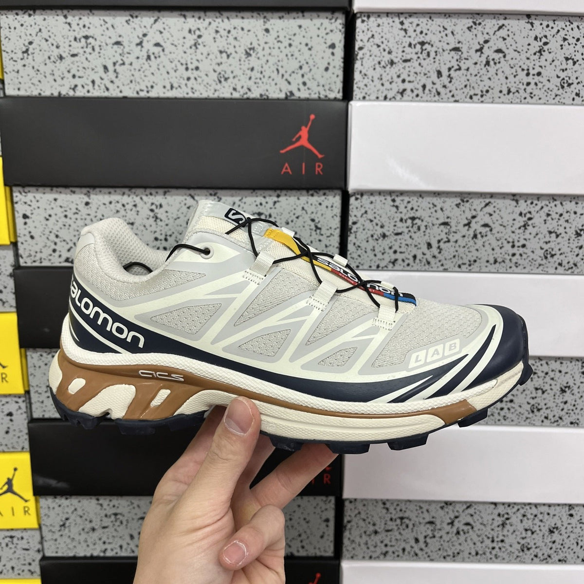 Sneakers XT-6 'White Navy' — vue 9