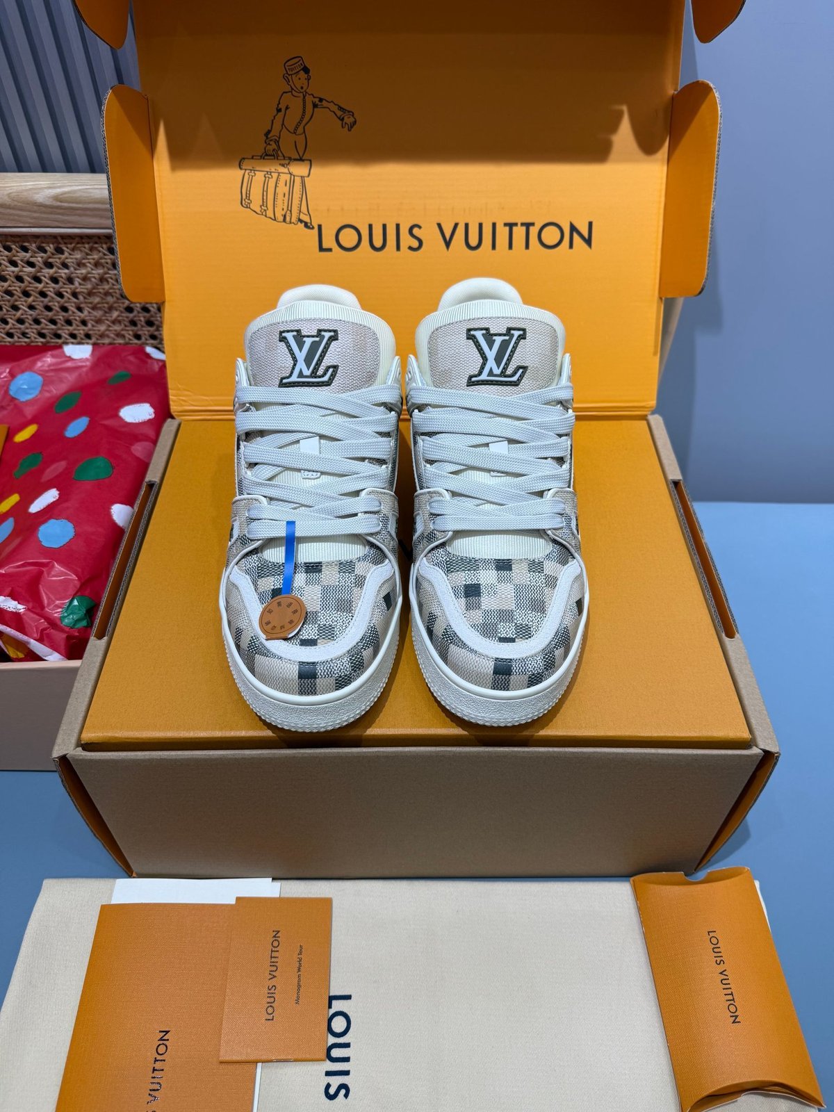 Sneakers Trainer 'Blanc Argent' — vue 5
