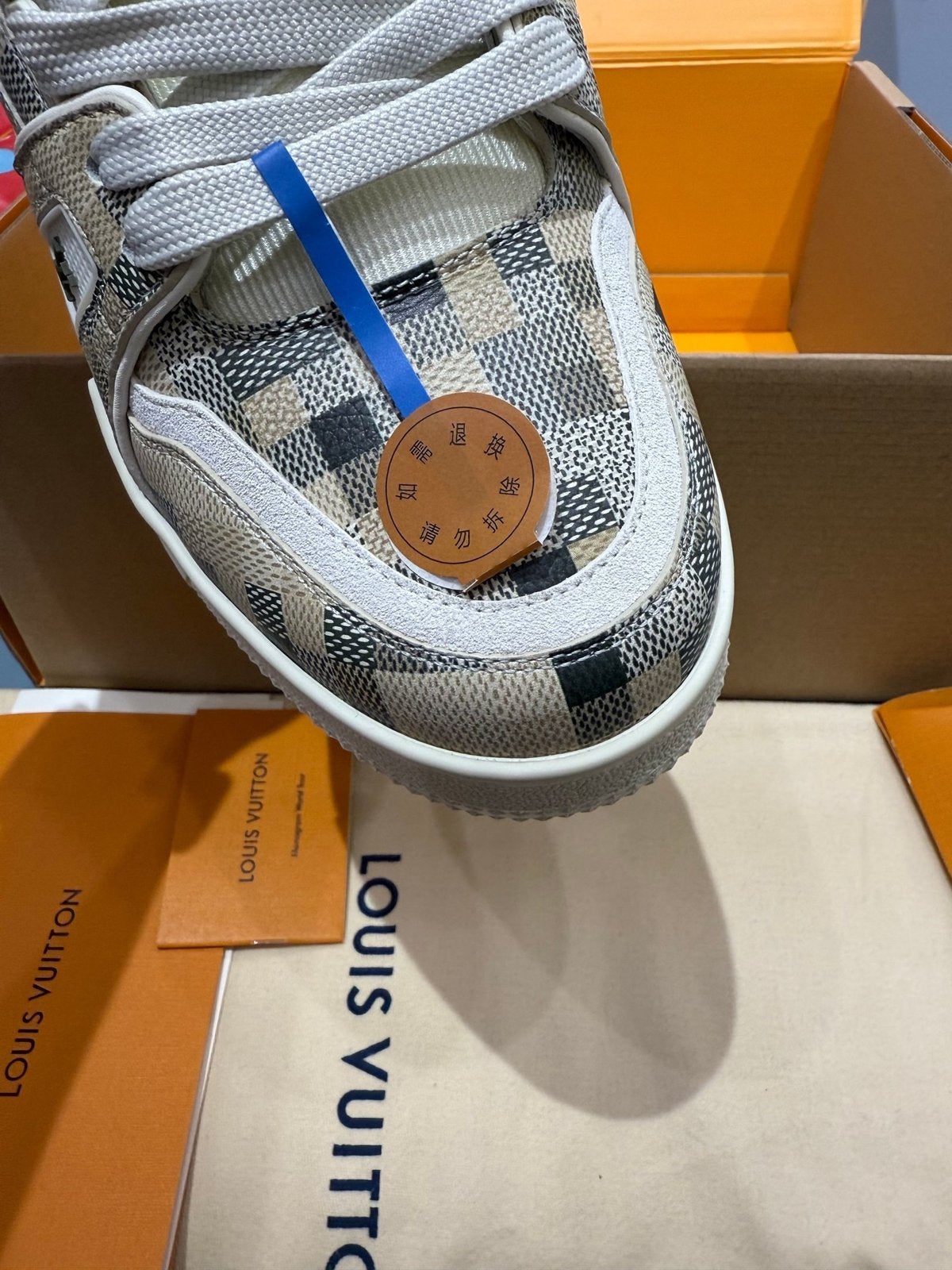 Sneakers Trainer 'Blanc Argent' — vue 9