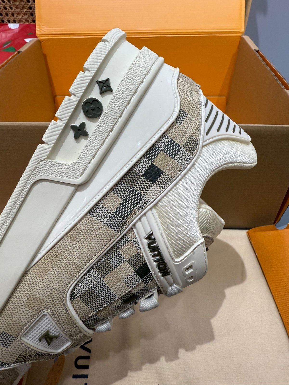 Sneakers Trainer 'Blanc Argent' — vue 11