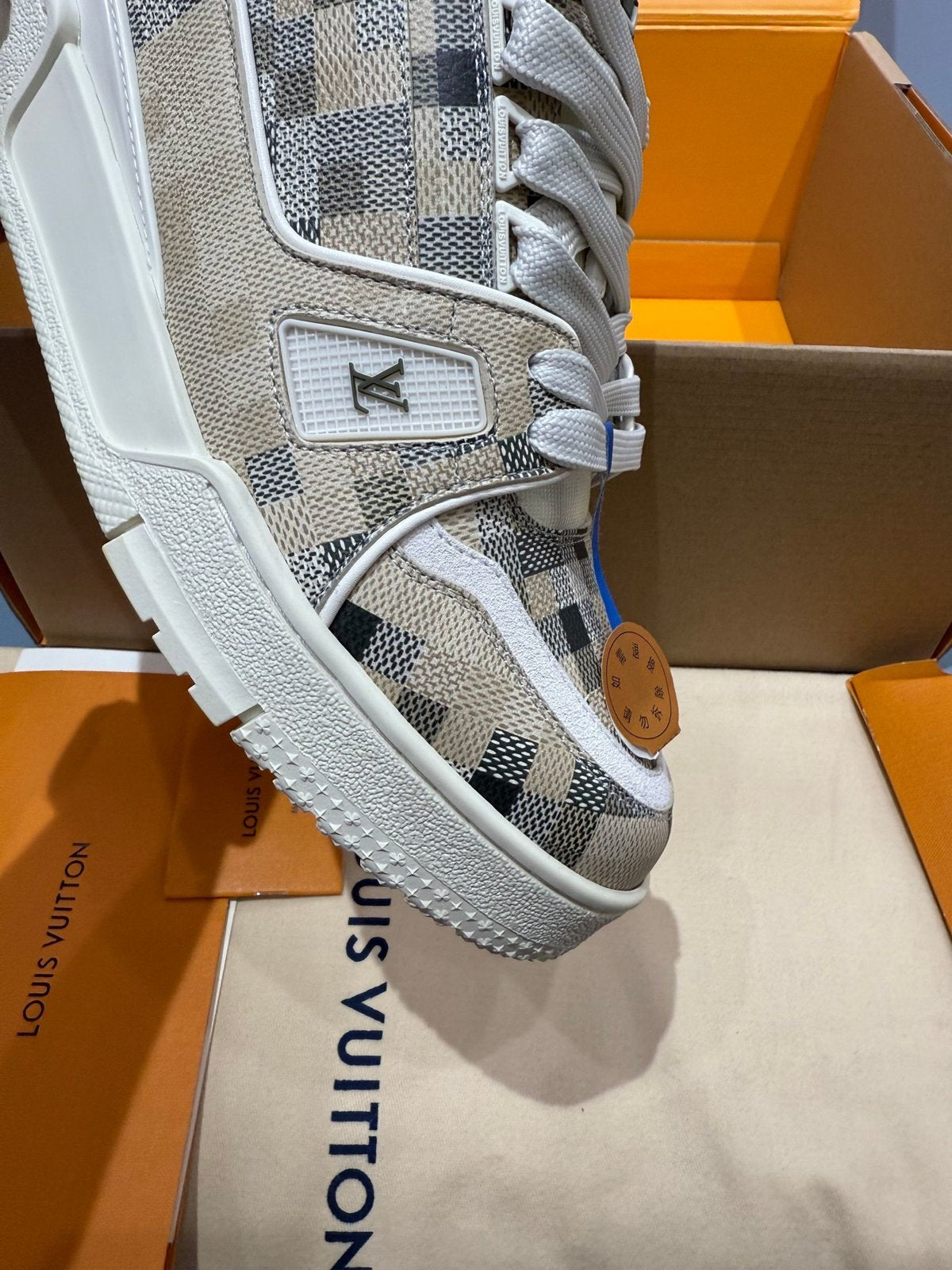 Sneakers Trainer 'Blanc Argent' — vue 13