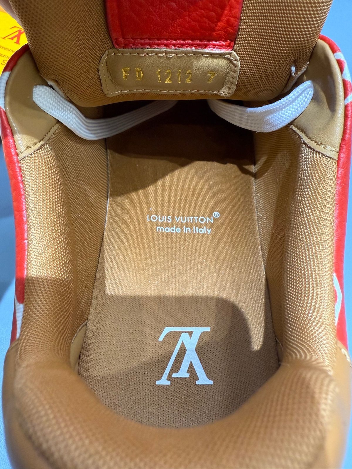 Sneakers Trainer 'Rouge Vif' — vue 7