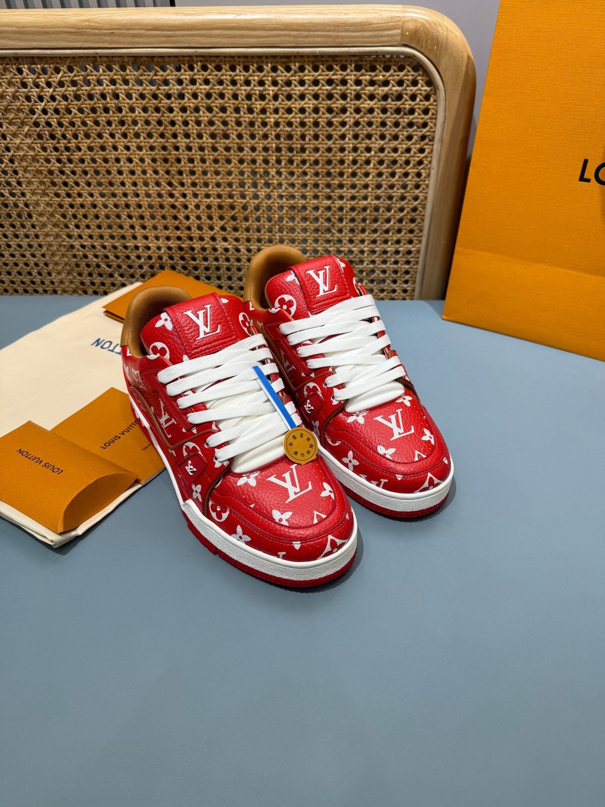 Sneakers Trainer 'Rouge Vif' — vue 18