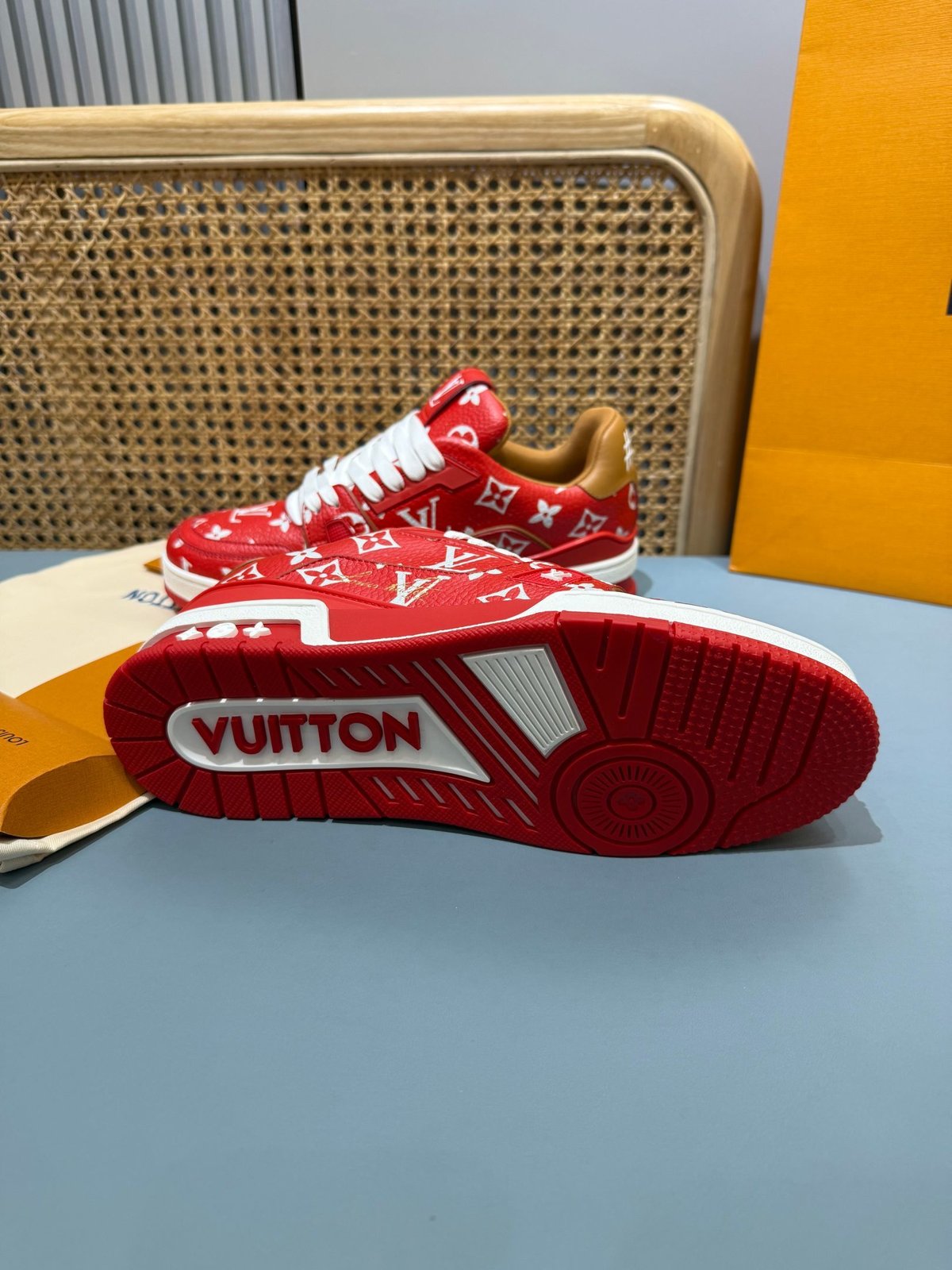 Sneakers Trainer 'Rouge Vif' — vue 20