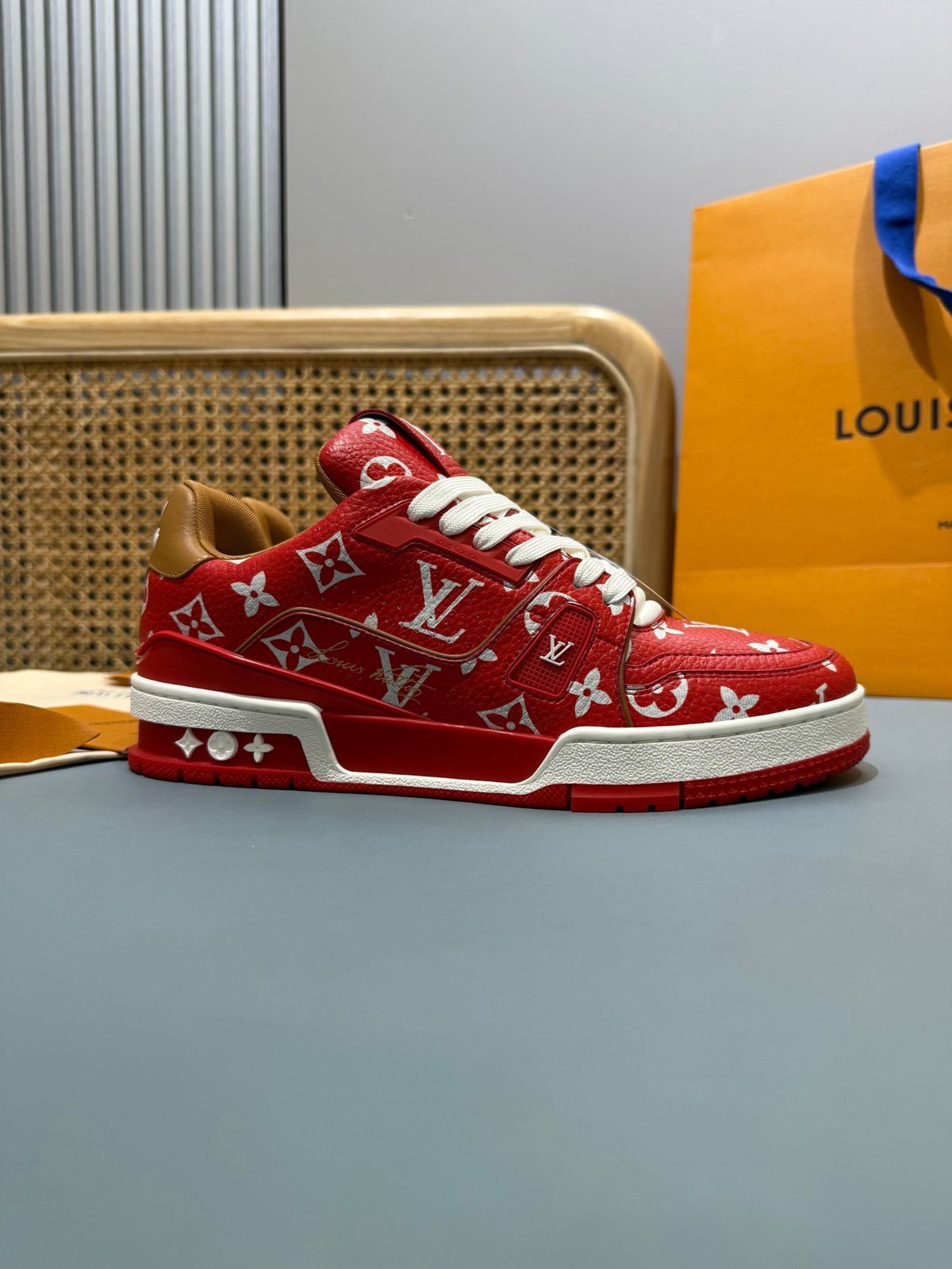 Sneakers Trainer 'Rouge Vif' — vue 23