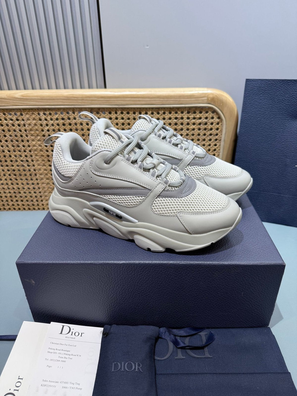 Sneakers B22 'Gris Perle' — vue 3