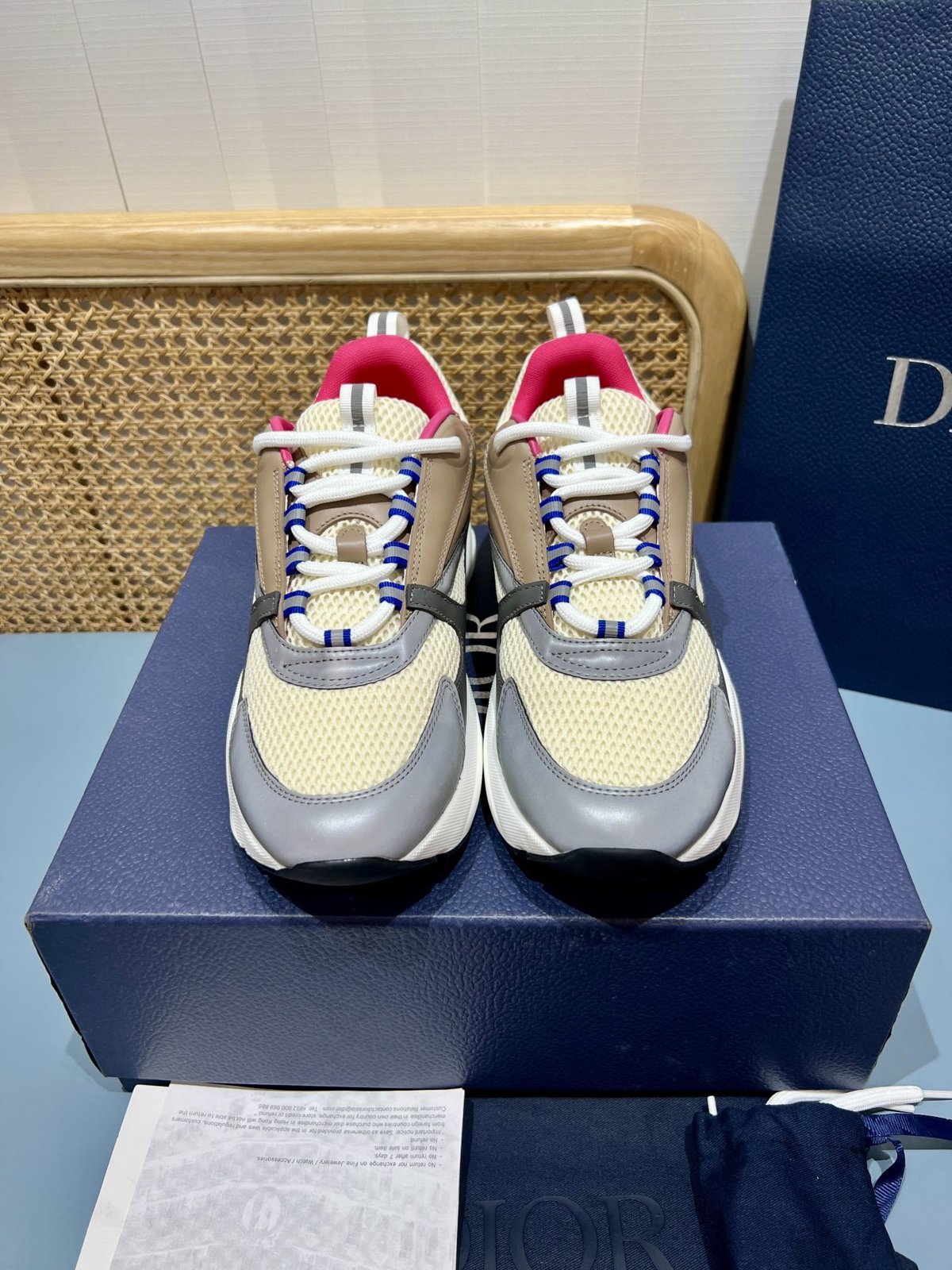 Sneakers B22 'Beige Gris Rouge' — vue 2