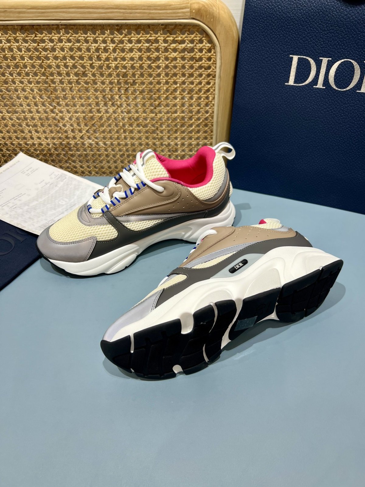 Sneakers B22 'Beige Gris Rouge' — vue 15
