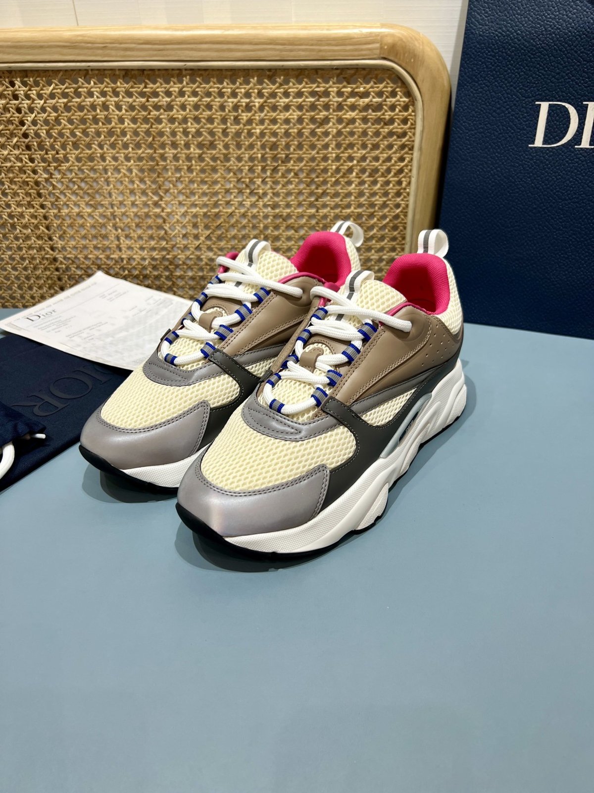 Sneakers B22 'Beige Gris Rouge' — vue 18