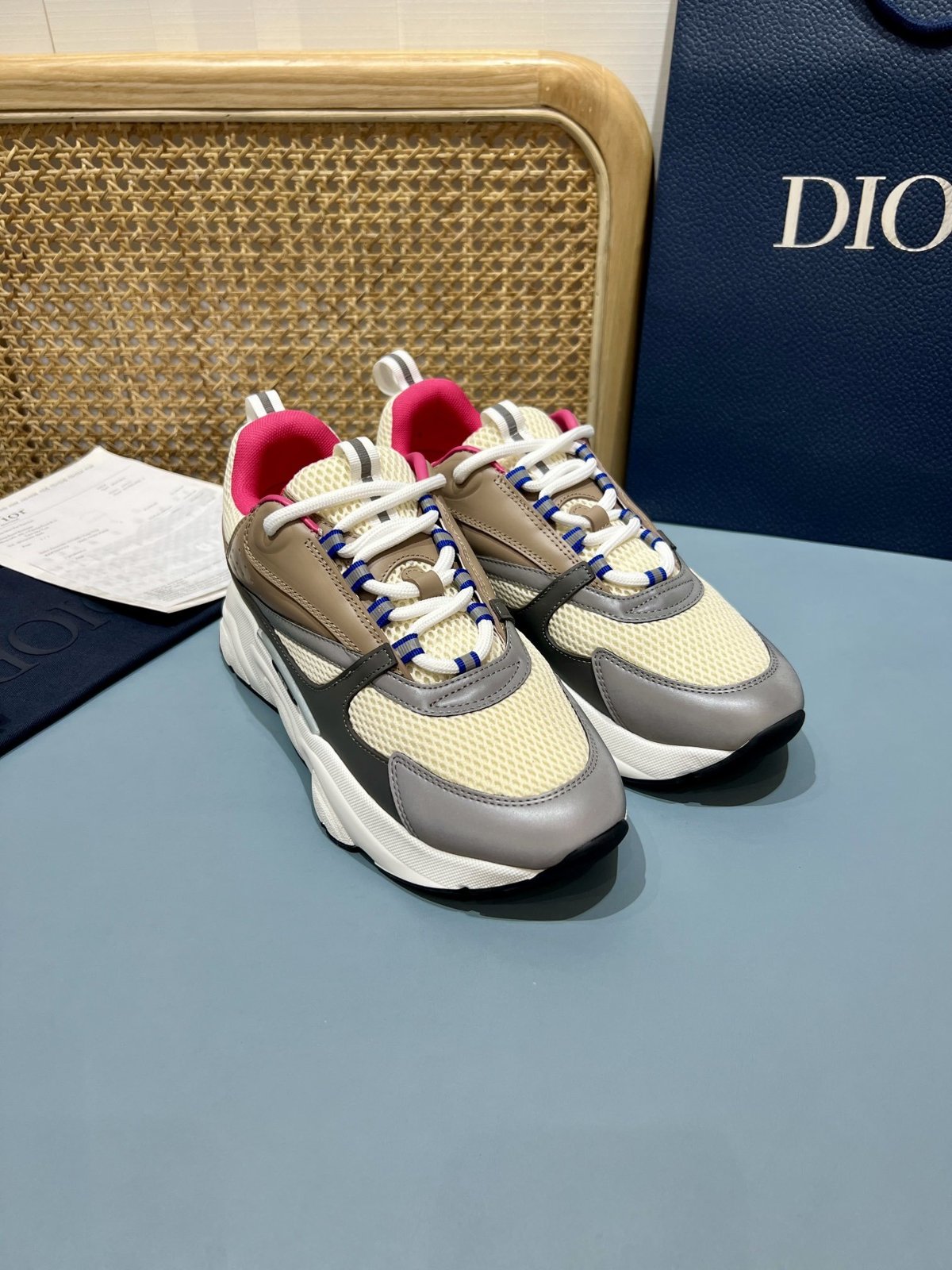Sneakers B22 'Beige Gris Rouge' — vue 19