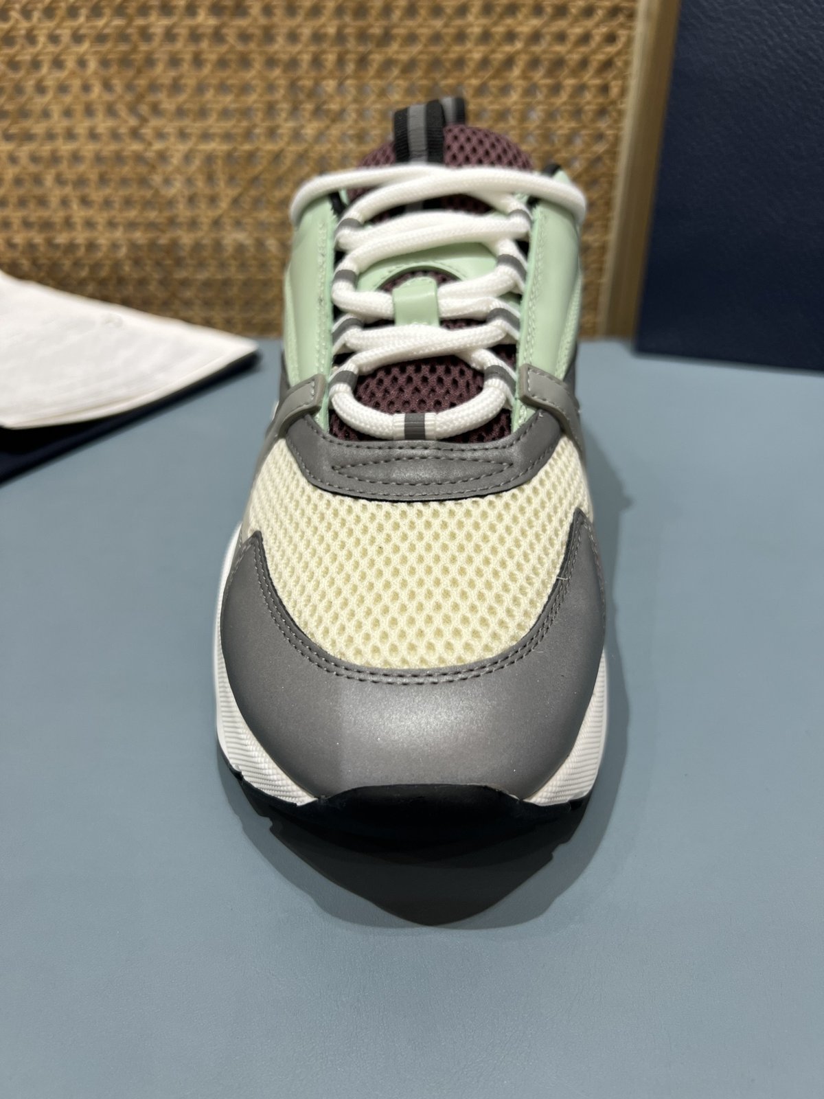 Sneakers B22 'Gris Vert Menthe' — vue 9