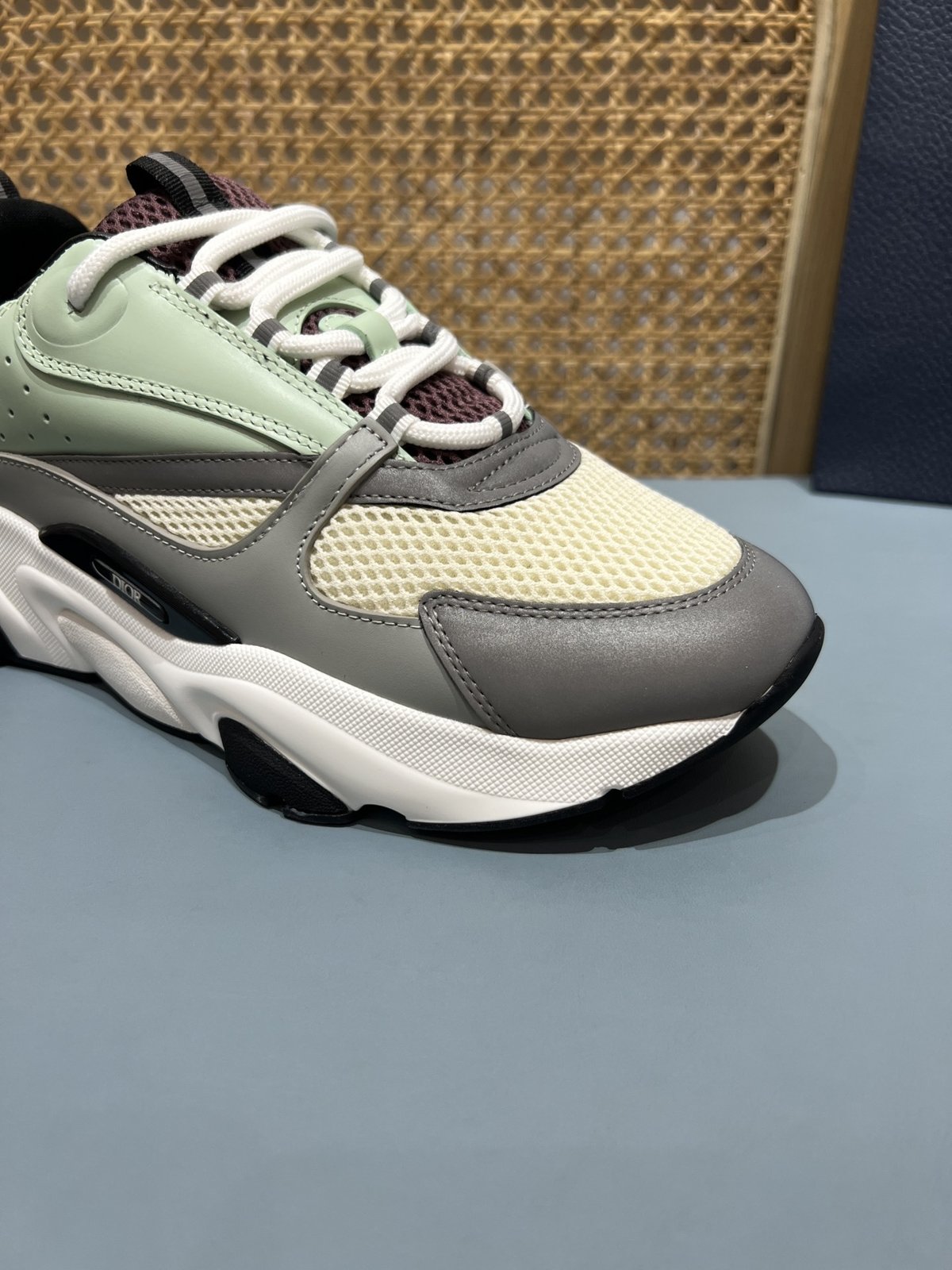 Sneakers B22 'Gris Vert Menthe' — vue 10