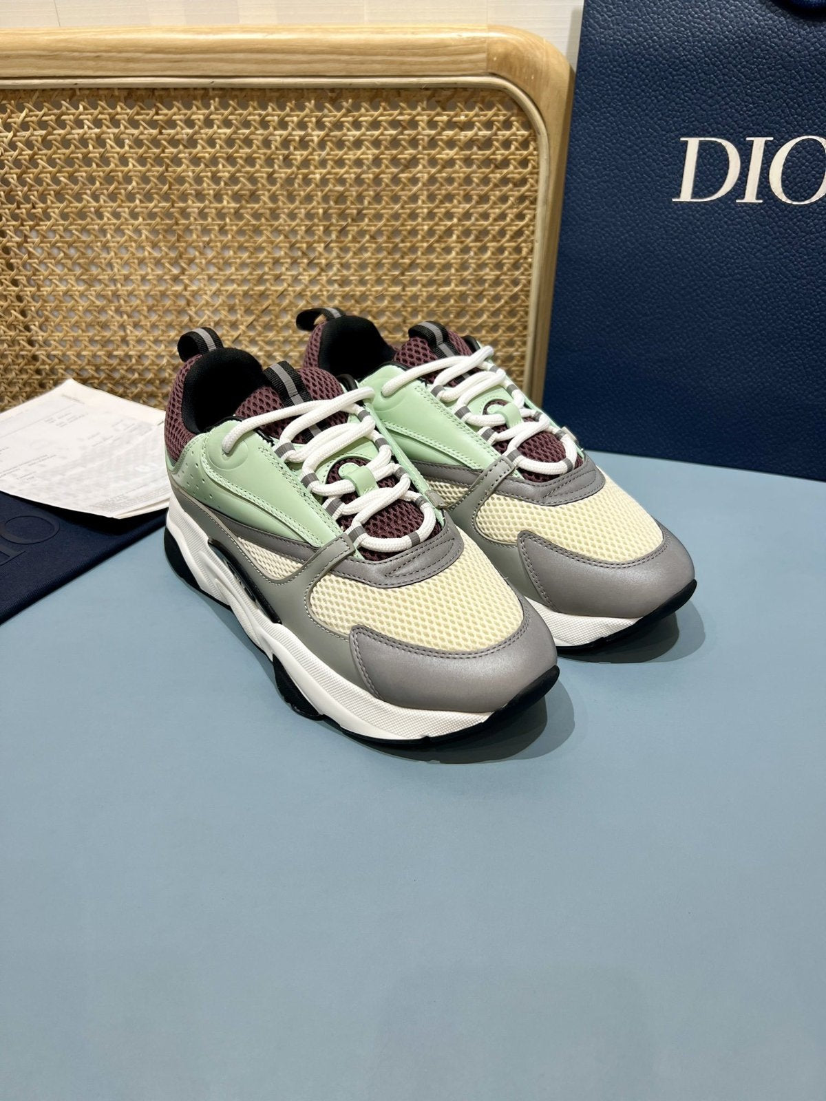 Sneakers B22 'Gris Vert Menthe' — vue 19