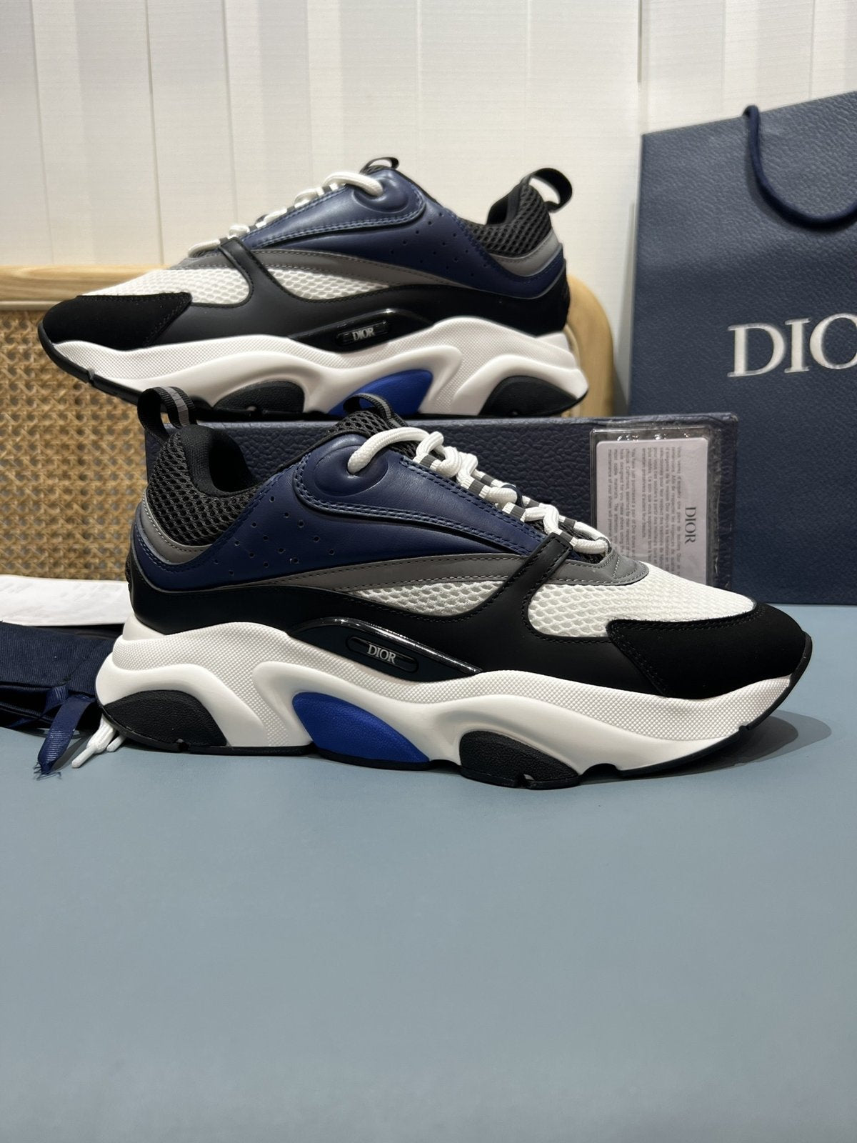 Sneakers B22 'Bleu Marine Noir Blanc' — vue 5