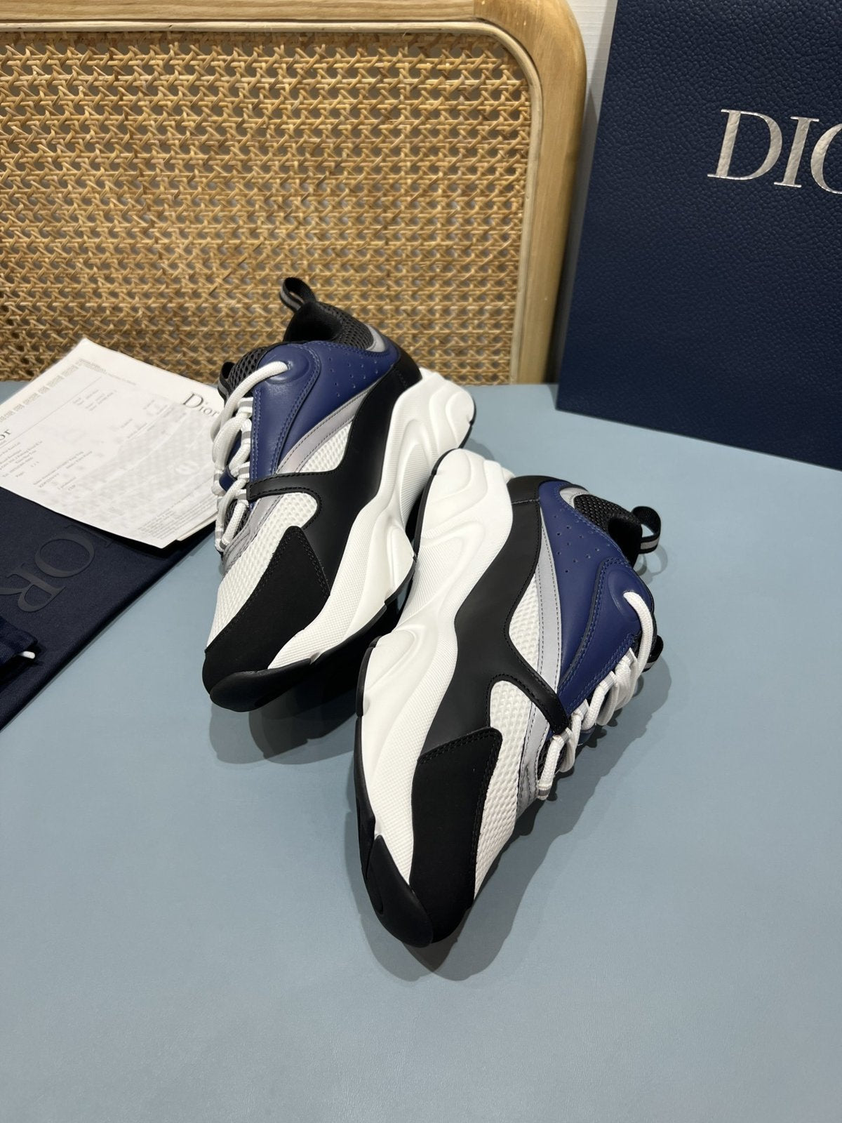 Sneakers B22 'Bleu Marine Noir Blanc' — vue 17