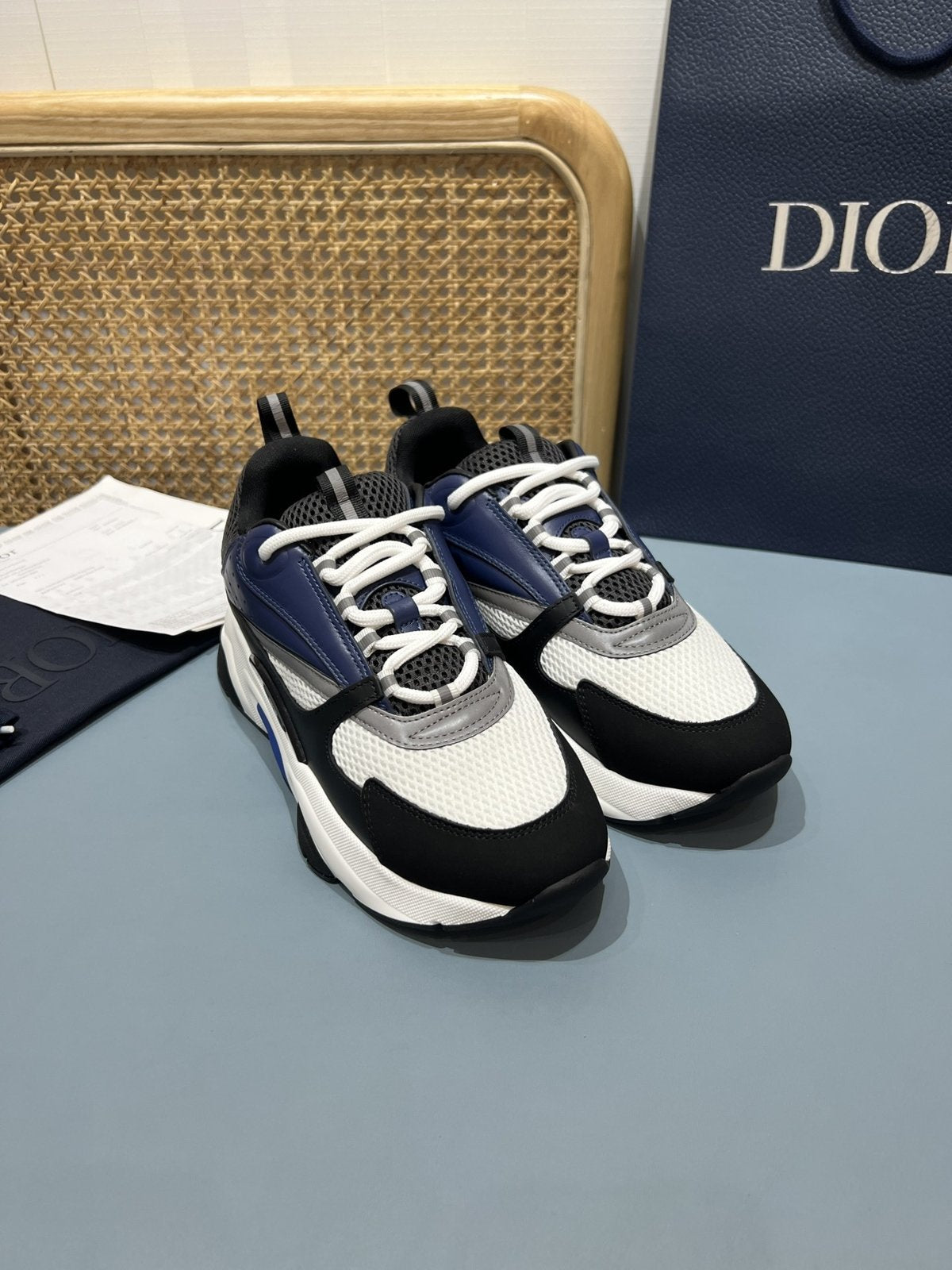 Sneakers B22 'Bleu Marine Noir Blanc' — vue 19