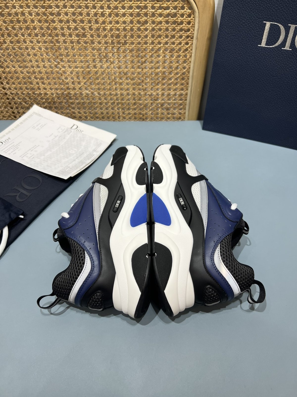 Sneakers B22 'Bleu Marine Noir Blanc' — vue 21