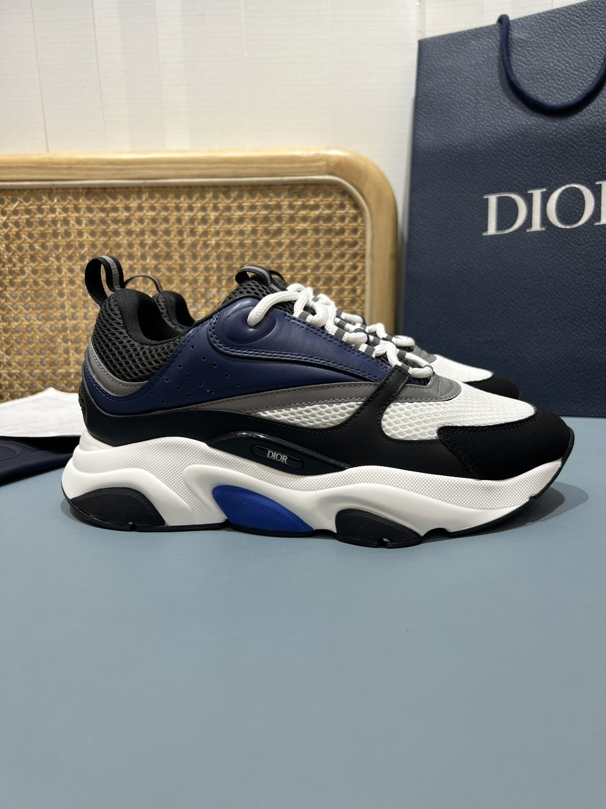 Sneakers B22 'Bleu Marine Noir Blanc' — vue 23