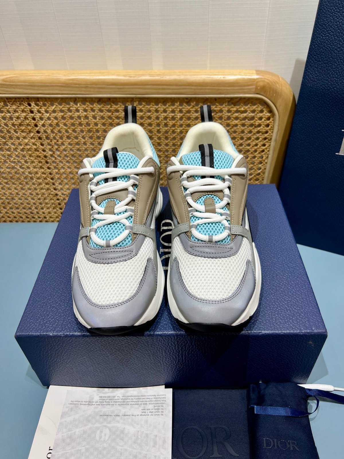 Sneakers B22 'Beige Gris Bleu Ciel' — vue 2