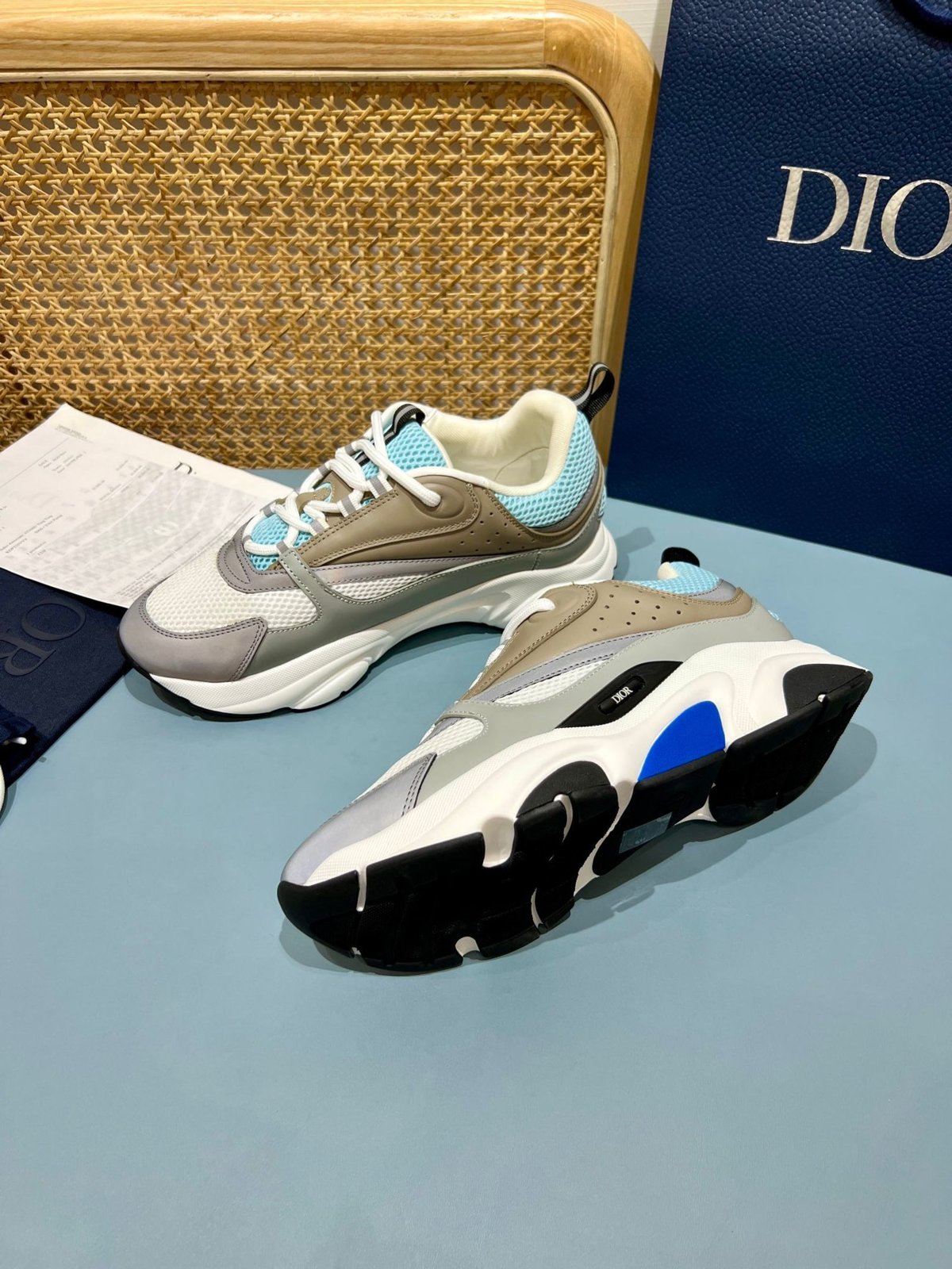 Sneakers B22 'Beige Gris Bleu Ciel' — vue 15