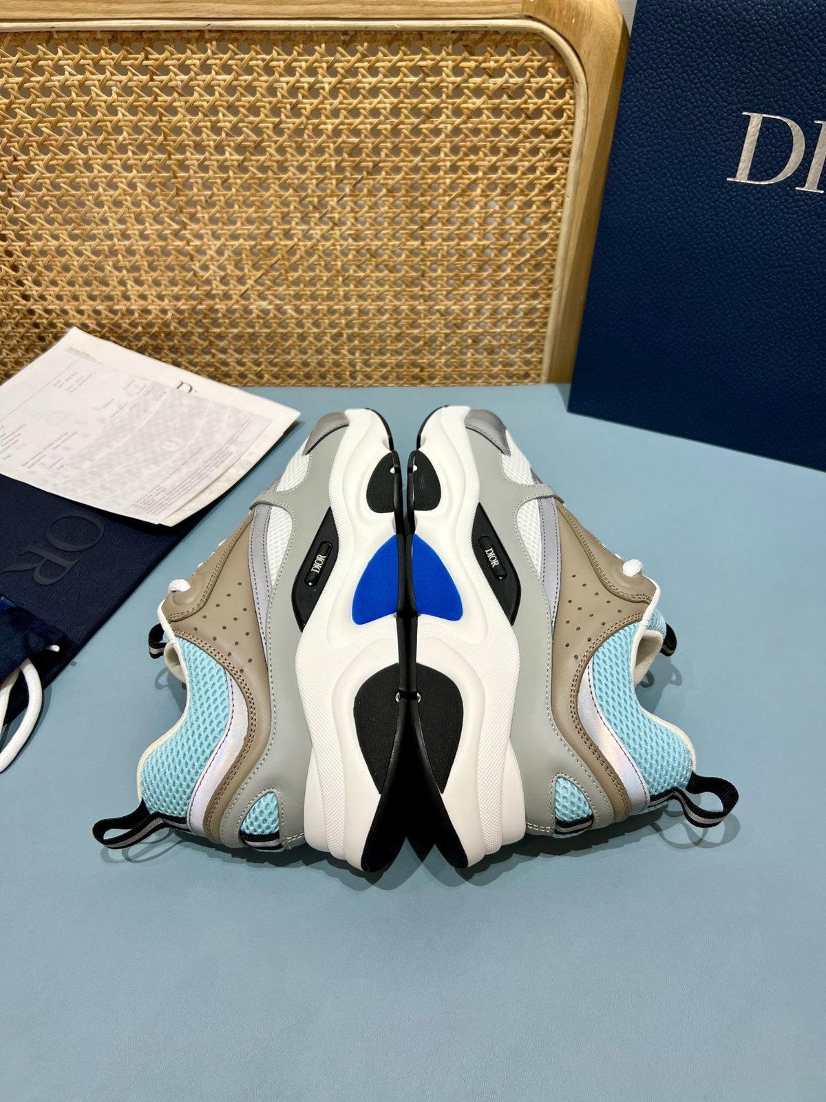 Sneakers B22 'Beige Gris Bleu Ciel' — vue 21