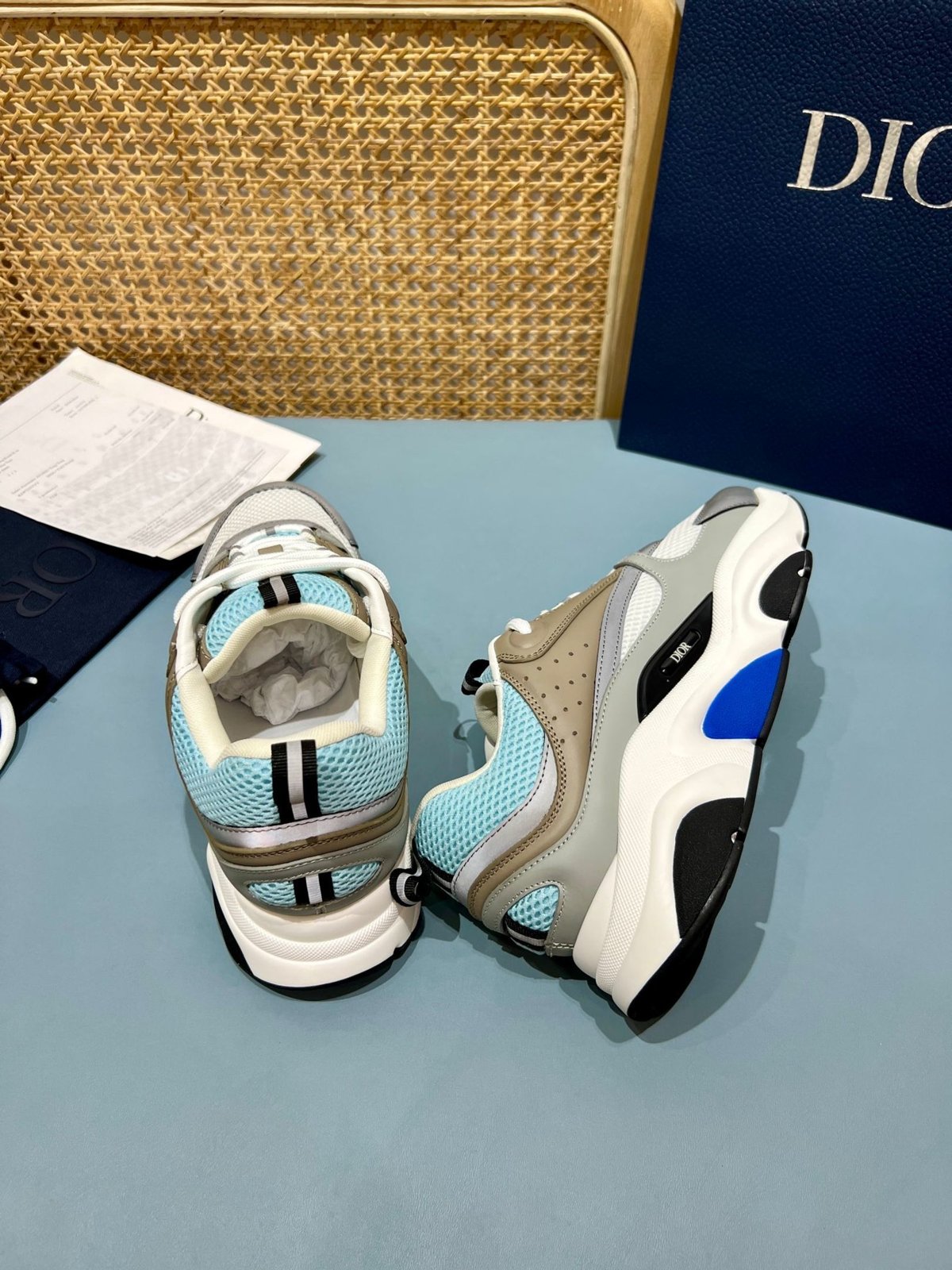 Sneakers B22 'Beige Gris Bleu Ciel' — vue 25