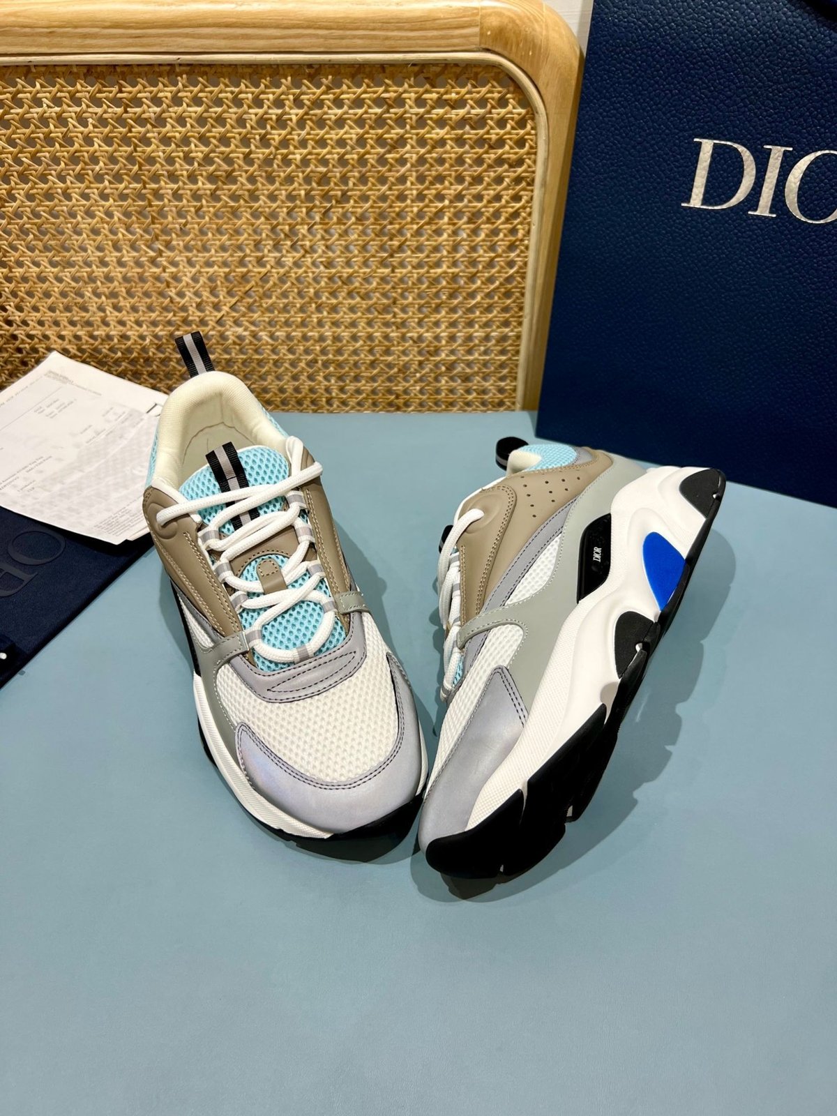 Sneakers B22 'Beige Gris Bleu Ciel' — vue 27