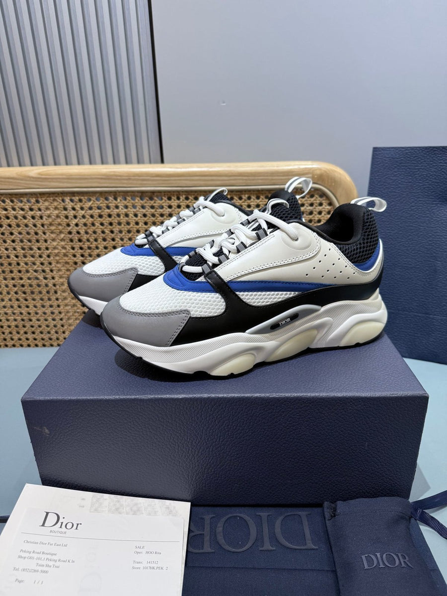Sneakers B22 'Blanc Noir Bleu'
